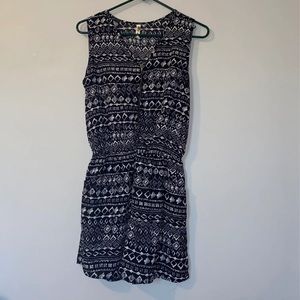 Patterned romper